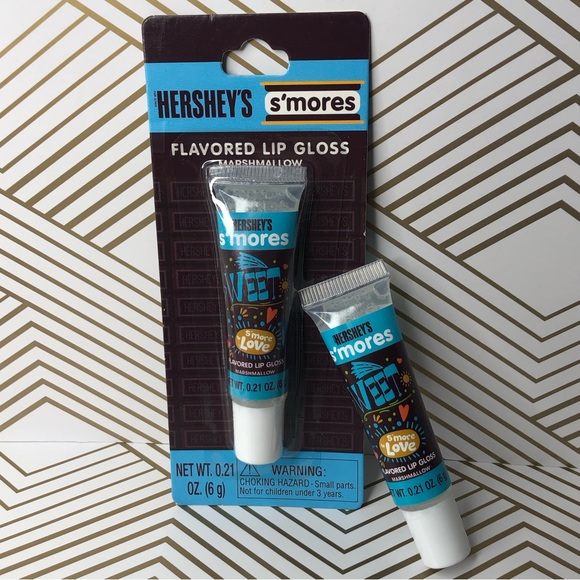 Hershey’s & Reese’s Milk Chocolate Peanut Butter Cup Flavor Lip Gloss Gift Set - Picture 13 of 15